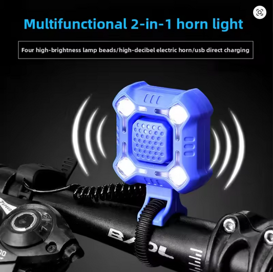 Electronic bell for bicycle, bicycle horn, bicycle light, scooter, electric bicycle, alarm horn, bicycle bell