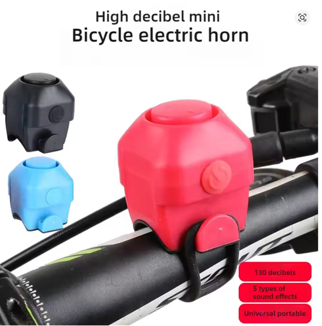 Electronic horn for bicycle, bicycle handlebar alarm horn.